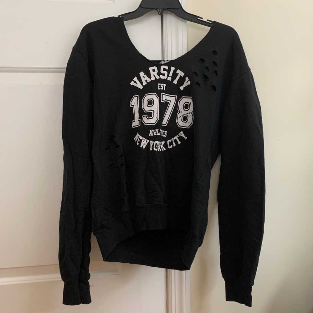 Trendy Black Hoodie